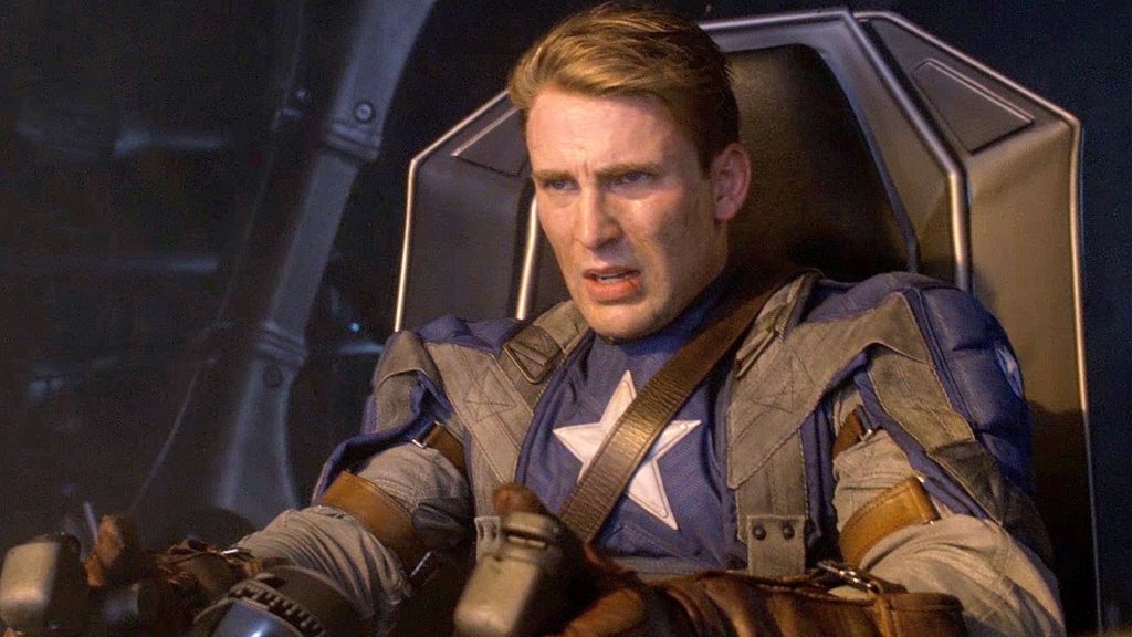 Cap flies a plane in Captain America The First Avenger