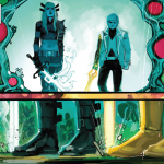 Magik and Doug Ramsey in New Mutants #13