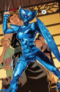 Laura in the Muramasa armor in Orphans of X