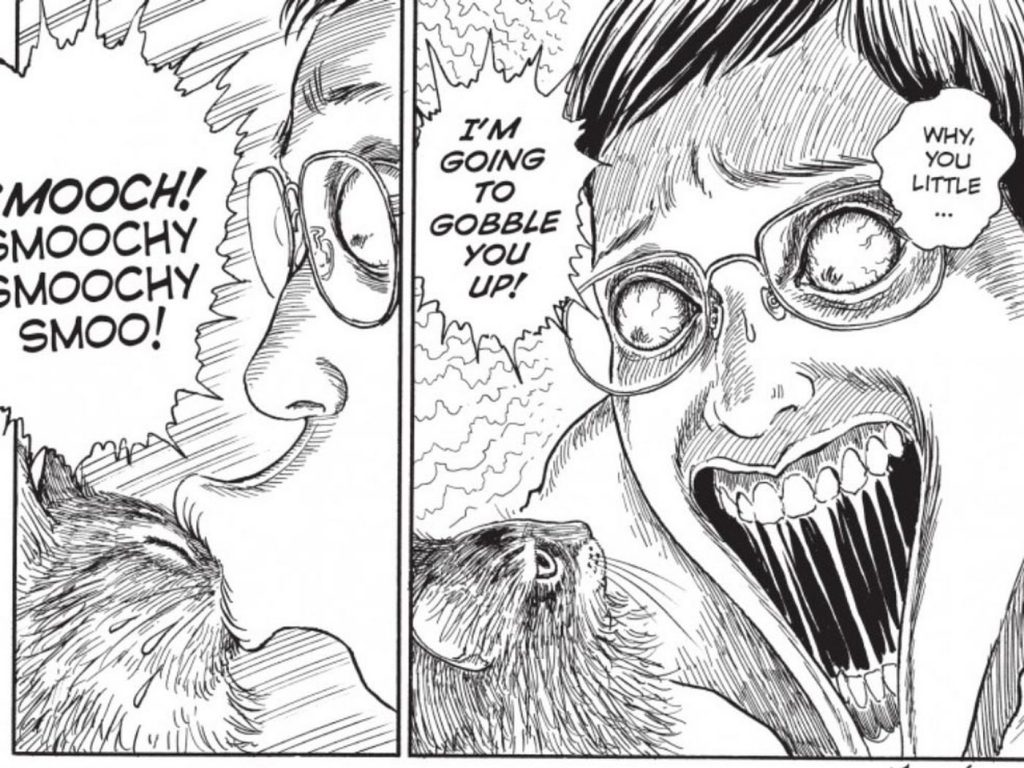 I was truly horrified after I turned the page to this… only Junji