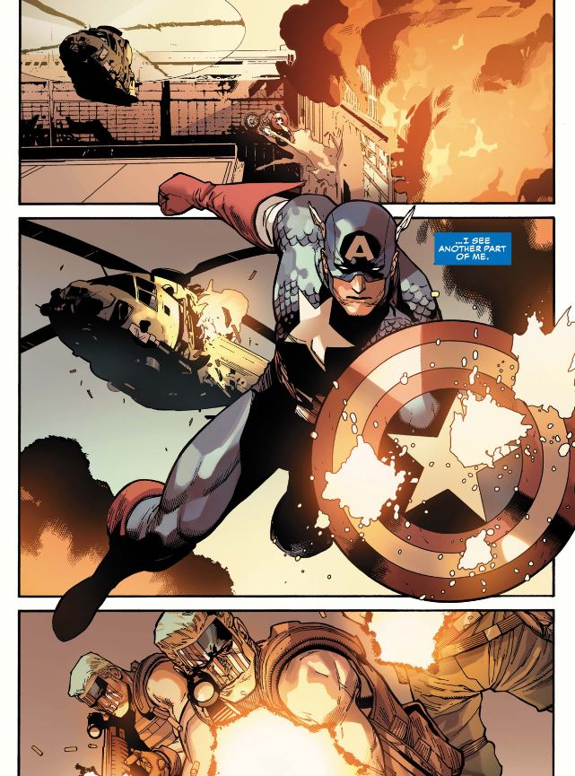 Captain America Vs. Captain America! Sam And Steve Battle For The Right To  Lead In CAPTAIN AMERICA: COLD WAR