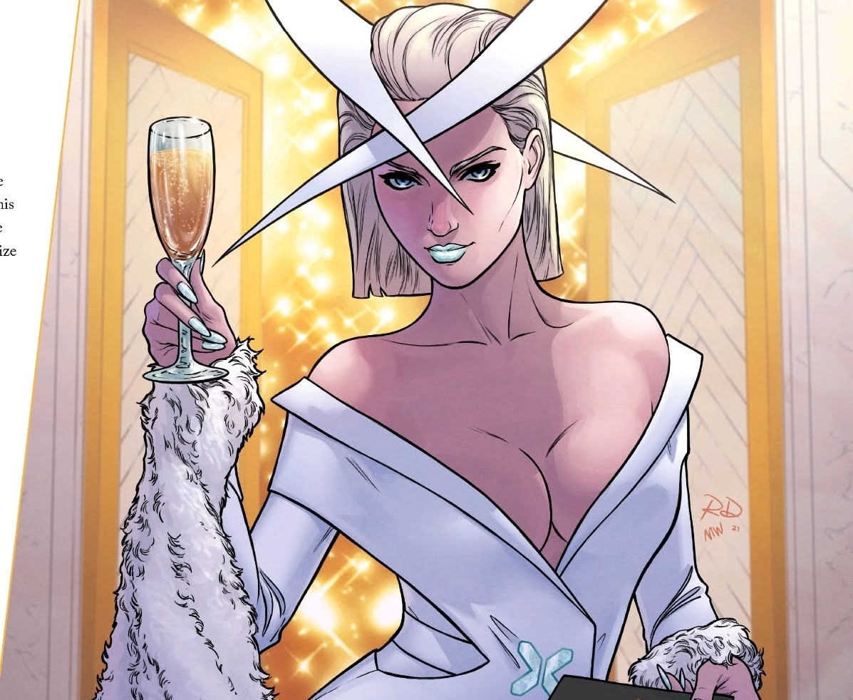 Emma Frost at the X-Men Hellfire Gala 2021