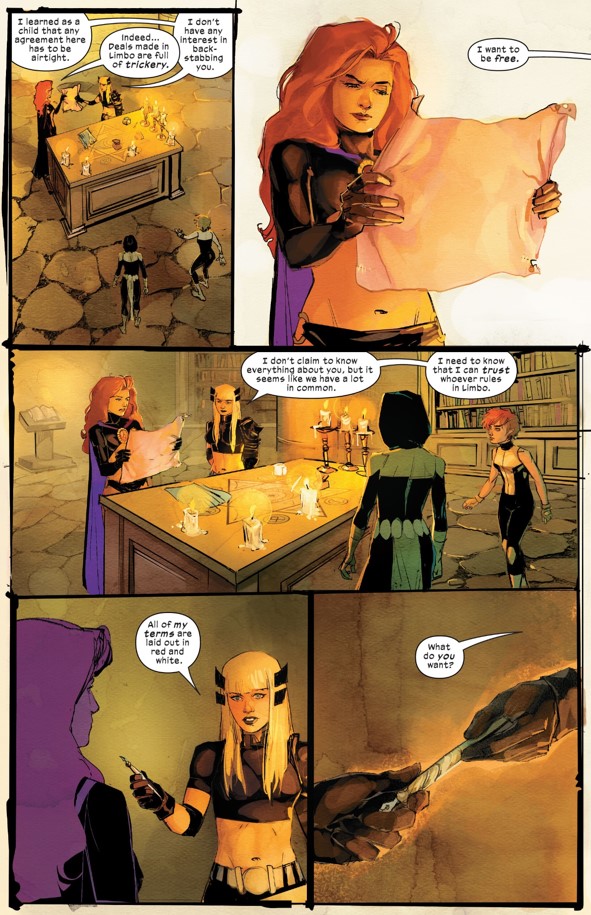 Two Queens Battle For The Throne Of Limbo In New Mutants #25