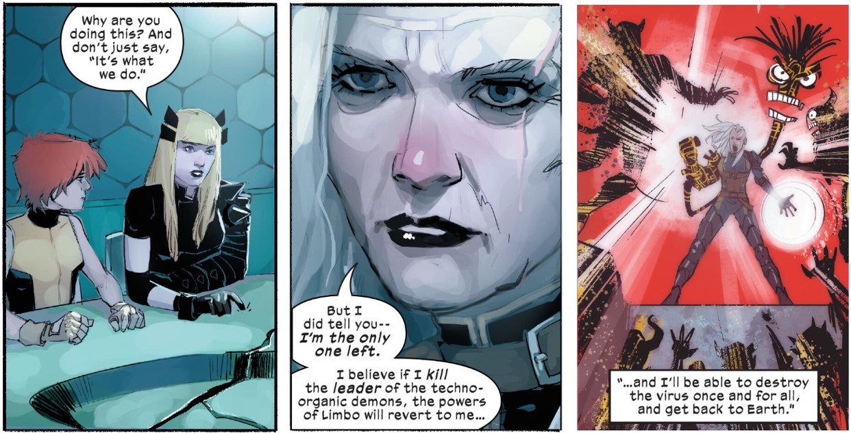Two Queens Battle For The Throne Of Limbo In New Mutants #25