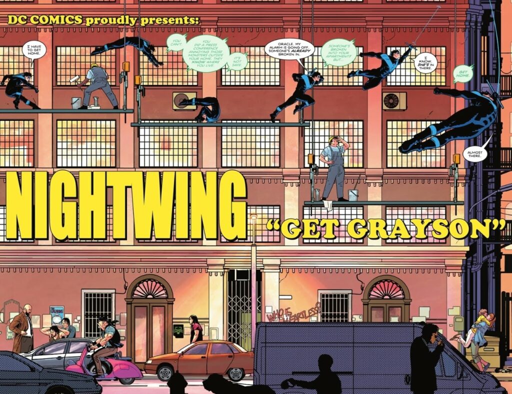 bruno redondo art on Nightwing