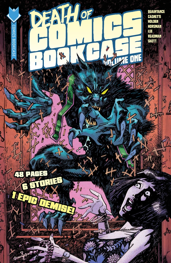 A comic book cover with a monster Description automatically generated